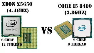 Есть ещё порох в пороховницах?! Тест сравнение Xeon X5650 vs Core i5 8400. 1366 vs 1151