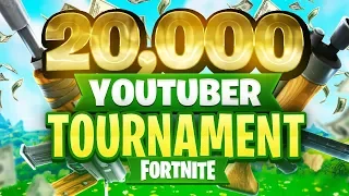 $20,000 YouTuber/Streamer FORTNITE TOURNAMENT (Week 8)