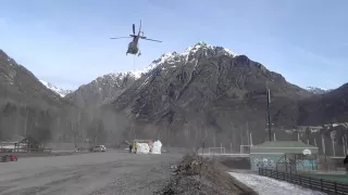 Ravitaillement de printemps du refuge des Ecrins et du Refuge du Glacier Blanc