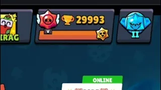 Last game to 30k trophies , will I make it..? || Brawl stars