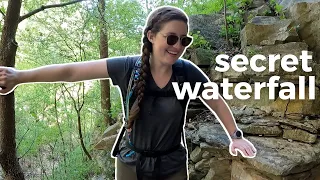 Hiking to Arkansas' SECRET WATERFALL (Diamond Falls)