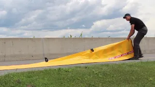 How to Deploy a Water-Gate Flood Barrier