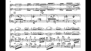 Florent Schmitt - Sonatine en Trio for Violin, Cello and Piano, Op. 85 (1935) [Score-Video]