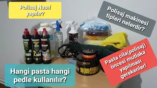 Polisaj Nasıl Yapılır? Pasta-Ped kombinasyonları aşamaları