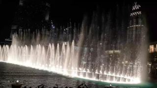 Burj Khalifa Fountains - Time To Say Goodbye - Andrea Bocelli Ft Sarah Brightman