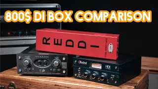 Do You Need 800$ DI BOX？Radial HDI、A-Designs REDDI、AVALON U5、Apollo X8p Hi-Z