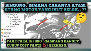 TUTORIAL || CARA FIX STANG MOTOR YANG IKUT BELOK / GERAK - GTA SA ANDROID