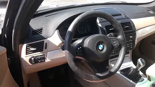BMW X3 E 83 Ошибка Steering angle sensor!!!горит значёк 4/4 Как заменить датчик положения руля