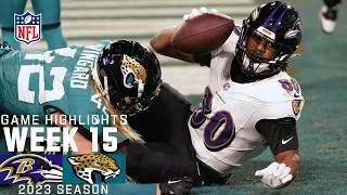 Baltimore Ravens vs. Jacksonville Jaguars | 2023 Week 15 Game Highlights