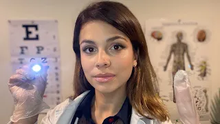 ASMR The MOST Detailed Cranial Nerve Exam Soft Spoken (🩺Doctor Role-play, Eyes, Ears, Hearing Test)