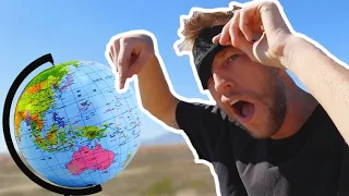 Spinning a Globe and Flying Wherever it Lands