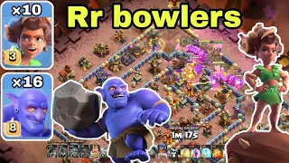 Best TH16 Attack Strategies (rr bowlers) Clash Of Clans