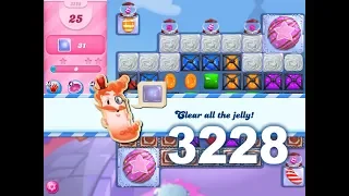 Candy Crush Saga Level 3228 (3 stars, No boosters)