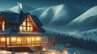 Night atmosphere in a cold snow house - No Copyright