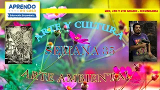 3º4º5º -  ARTE AMBIENTAL - SEMANA 35 – ARTE Y CULTURA - ¿A QUE SUENA LA IMAGEN?