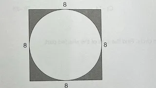 Canadian Math Olympiad Question | Find the area of shaded region.