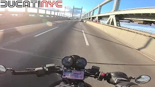 Brooklyn ➡️ Bronx + beyond on my Ducati, return of traffic, attack of the dogs v1219