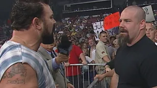 Rick Steiner punches Tank Abbott in the mouth for talking trash: WCW Thunder, May 27, 1999