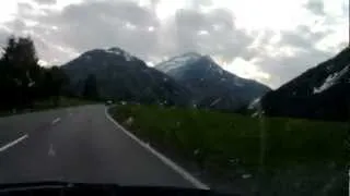 Zeitraffervideo Fernpaß 179, Österreich