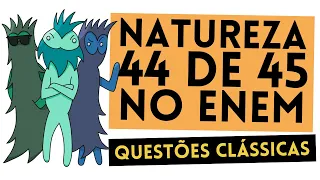 Questões que SEMPRE caem em Natureza no Enem | Pegadinhas