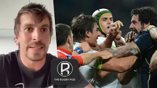 Eben Etzebeth & Jim Hamilton on their famous fight | The Rugby Pod | RugbyPass