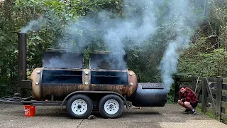 How to Run a 500-Gallon Offset Smoker