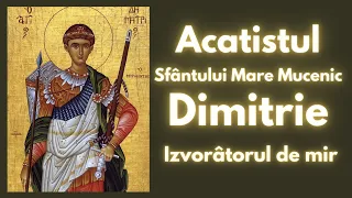 Acatistul Sfantului Mare Mucenic Dimitrie, Izvoratorul de mir