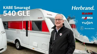 Entdecke den Luxus: KABE Smaragd 540 GLE | Wohnwagen mit exklusivem Skifach! | Modelljahr 2024