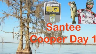 Bassmaster EQ's Santee Cooper Day 1