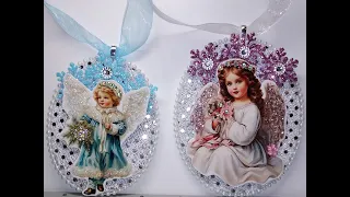 DIY~Beautiful Angel Christmas Ornaments!