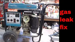 Makita generator gas leak repair