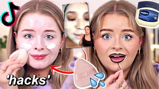 Testing MORE TIKTOK MAKEUP HACKS 😅 June 2023