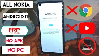 All Nokia Android 11 Frp Bypass 2022 / Reset Google Account Lock Without Pc