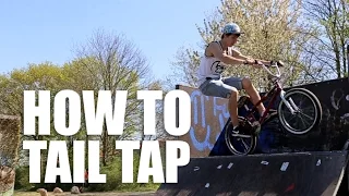 How to tail tap BMX (Как сделать тейл теп на БМХ/MTB) | Школа BMX Online #21