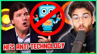 Tucker Carlson Thinks Robots Are SOCIALIST | Hasanabi Reacts