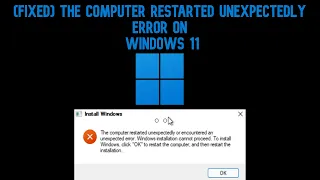 How to (FIXED) The computer restarted unexpectedly Error on Windows 11 (SOLVED)