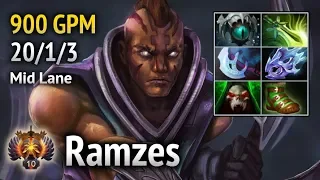 Ramzes — Anti-Mage vs Broodmother (Mid Lane) | 900 GPM