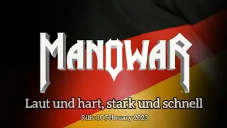 ManOwaR - Laut und hart stark und schnell - Loud And Hard Strong And Fast (Lyrics) #manowar