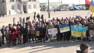 Вітання для Євромайдану від українців у Португалії