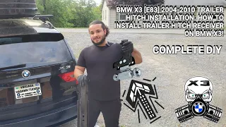 BMW X3 [E83] 2004-2010 Trailer Hitch Installation. How to install Trailer Hitch Receiver on BMW X3!