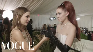 Gigi Hadid on Being a Farm Mom & Celebrating America | Met Gala 2021 With Emma Chamberlain | Vogue