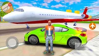 Private Airplane Police Helicopter and Cars Open World Driving Simulator - Android Gameplay.