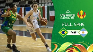 Brazil v Argentina | Full Game - FIBA U19 Women's Basketball World Cup 2021