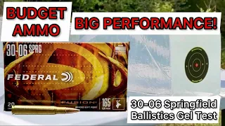 30-06 Federal Fusion 165gr Ammo Review & Ballistics Gel Test: BUDGET AMMO, PREMIUM PERFORMANCE!!