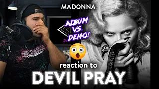 Madonna Reaction Devil Pray (ALBUM vs. DEMO) WOW!!! | Dereck Reacts