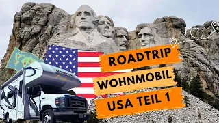 Roadtrip quer durch die USA mit dem Wohnmobil (RV / Camping / Urlaub) mit Baby 2022 | Teil 1