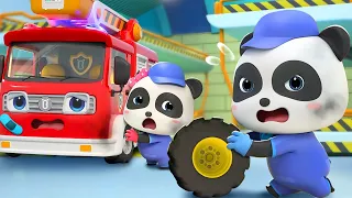 Construction Vehicles Got A Boo Boo Song | Learning Vehicles | Kids Song | Kids Cartoon | BabyBus