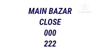 main bazar strong close