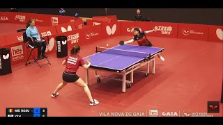 Vila Nova de Gaia 2022, U15 SF, Bianca Mei-Roșu vs Yi-Tian Yeh