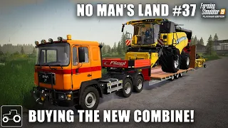 Buying The New Combine & Forestry Work - No Man's Land #37 Farming Simulator 19 Timelapse